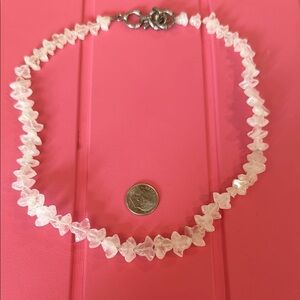 Elegant White Stone Necklace